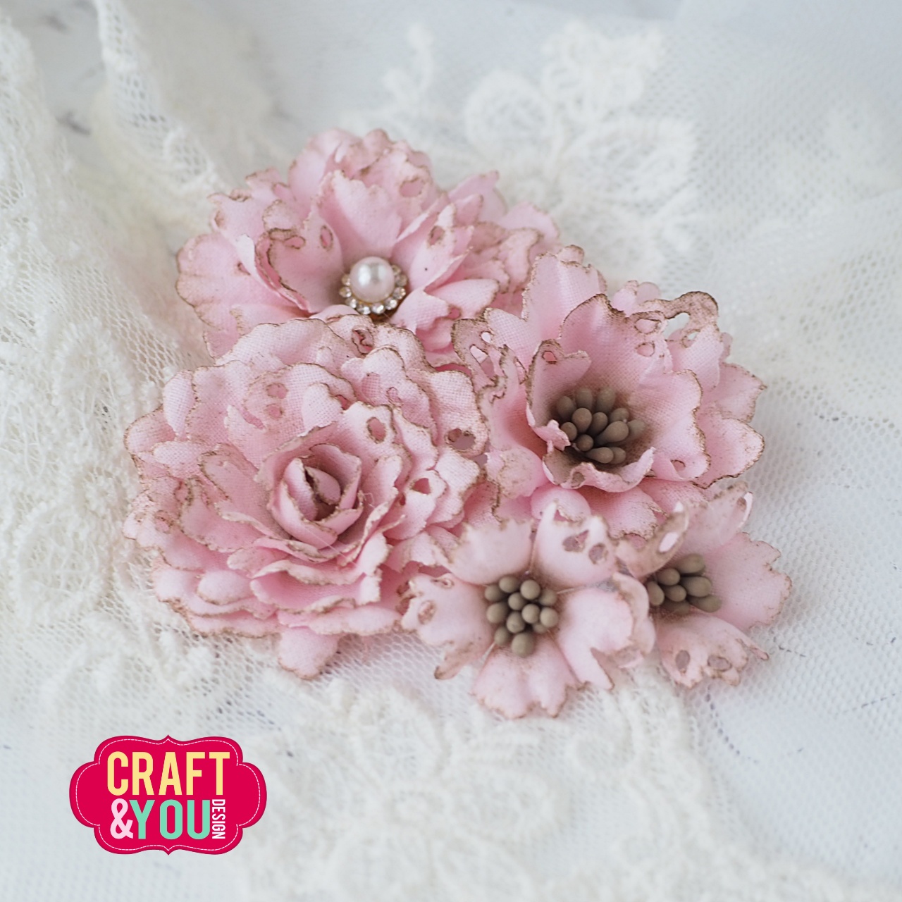 CW361 Cutting Die -Vintage Flowers by Gosia- Craft&You Design
