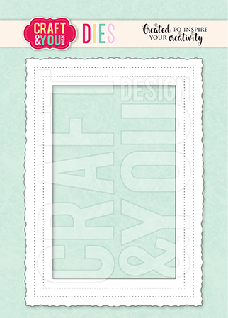 CW364 Cutting Die -Old Photo Frame 9x13cm Craft&You Design