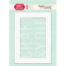 CW364 Cutting Die -Old Photo Frame 9x13cm Craft&You Design
