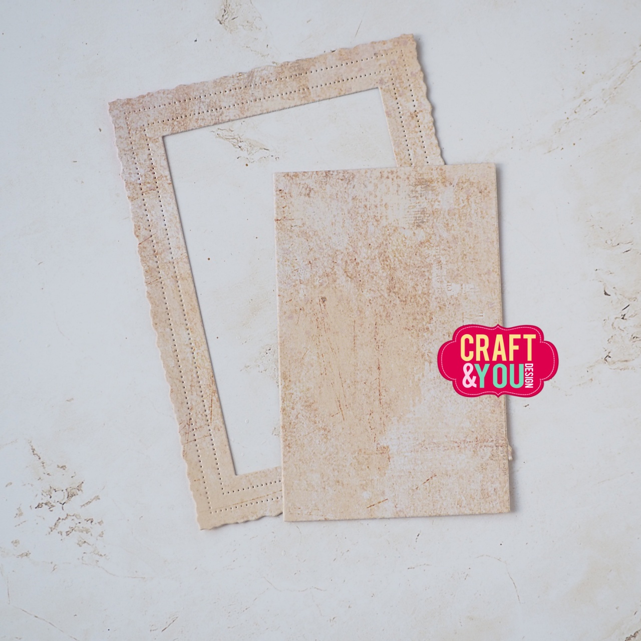 CW364 Cutting Die -Old Photo Frame 9x13cm Craft&You Design