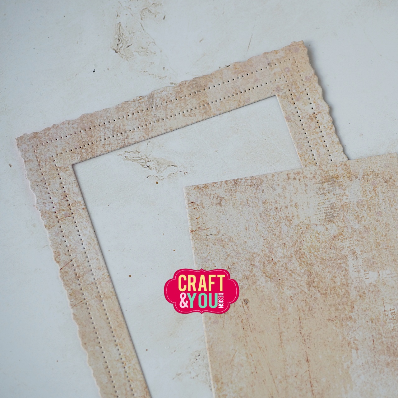 CW364 Cutting Die -Old Photo Frame 9x13cm Craft&You Design