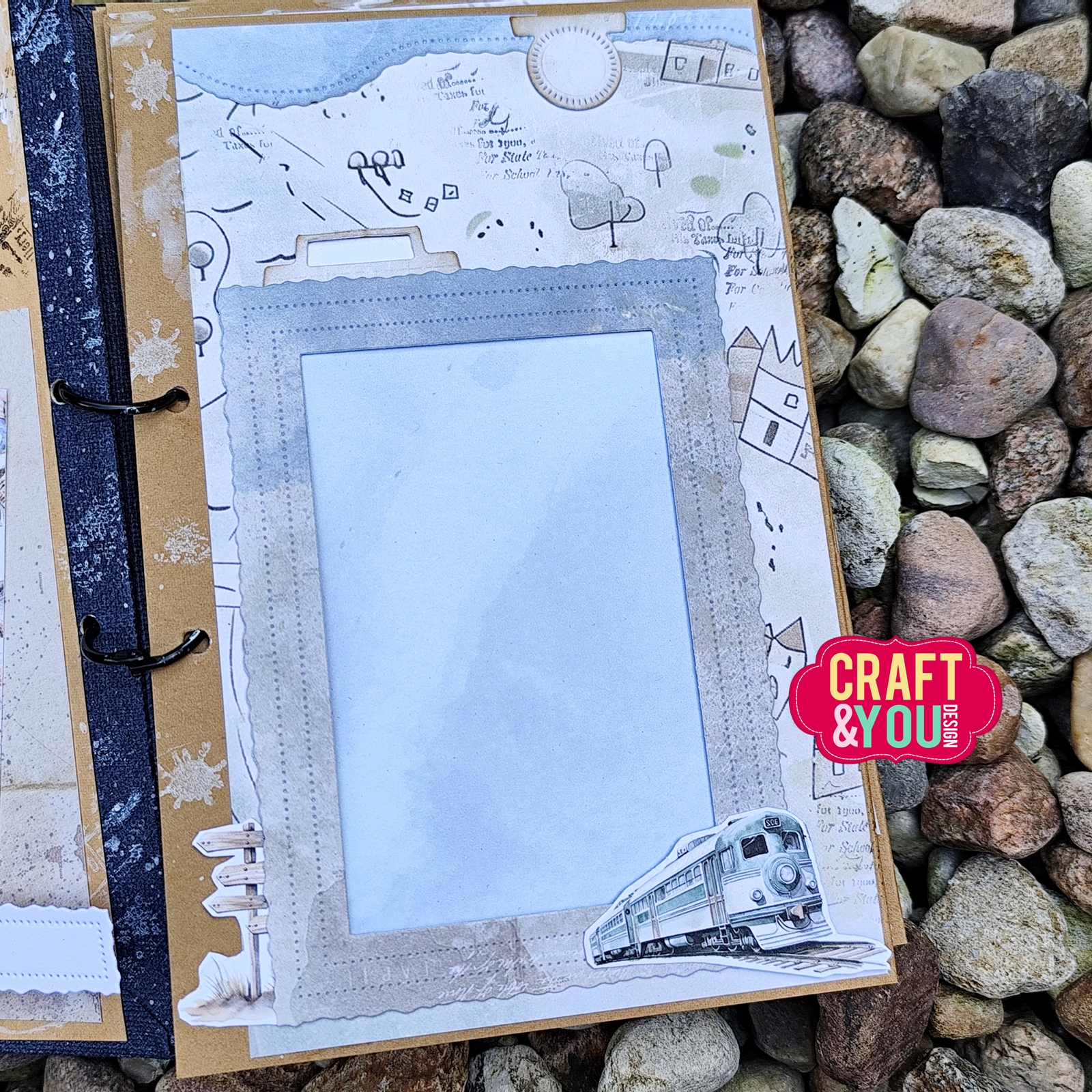 CW364 Cutting Die -Old Photo Frame 9x13cm Craft&You Design