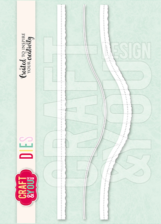 CW365 Cutting Die -Old Frame borders- Craft&You Design