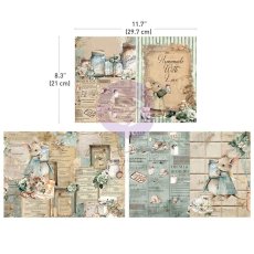 PMA679682 The Home Baker A4 Decoupage Sheets (3pcs)