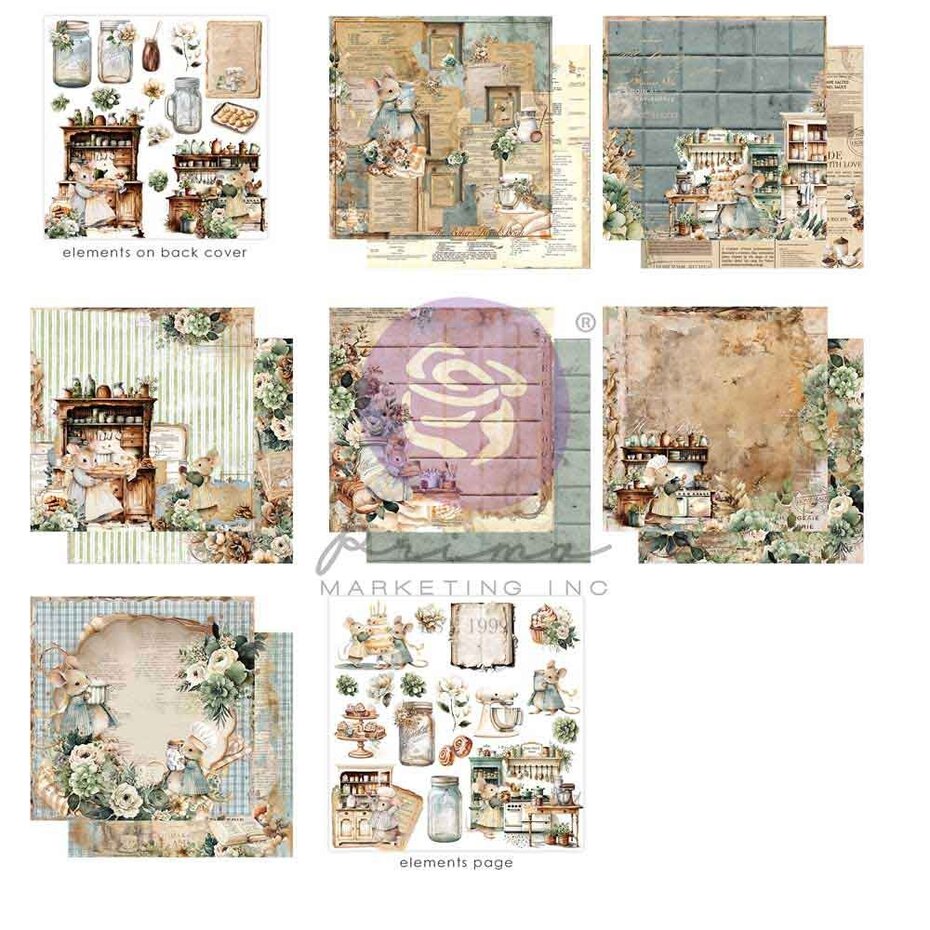 PM672638 The Home Baker 12x12 Inch Paper Pad