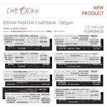 CC-NPL-03 NAPISY POLSKIE - zestaw PASKÓW - 03 - PODRÓŻNICZE