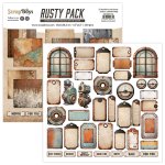 SB-RUPA-08 Paper set 30,5x30,5 cm Scrap Boys -Rusty Pack