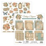 SB-VIEL-08 Paper set 30,5x30,5 cm Scrap Boys -Vintage Elegance