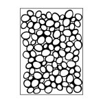 100605-339 Vaessen Creative • Embossing Folder 10,7x14,6cm- Pebbles