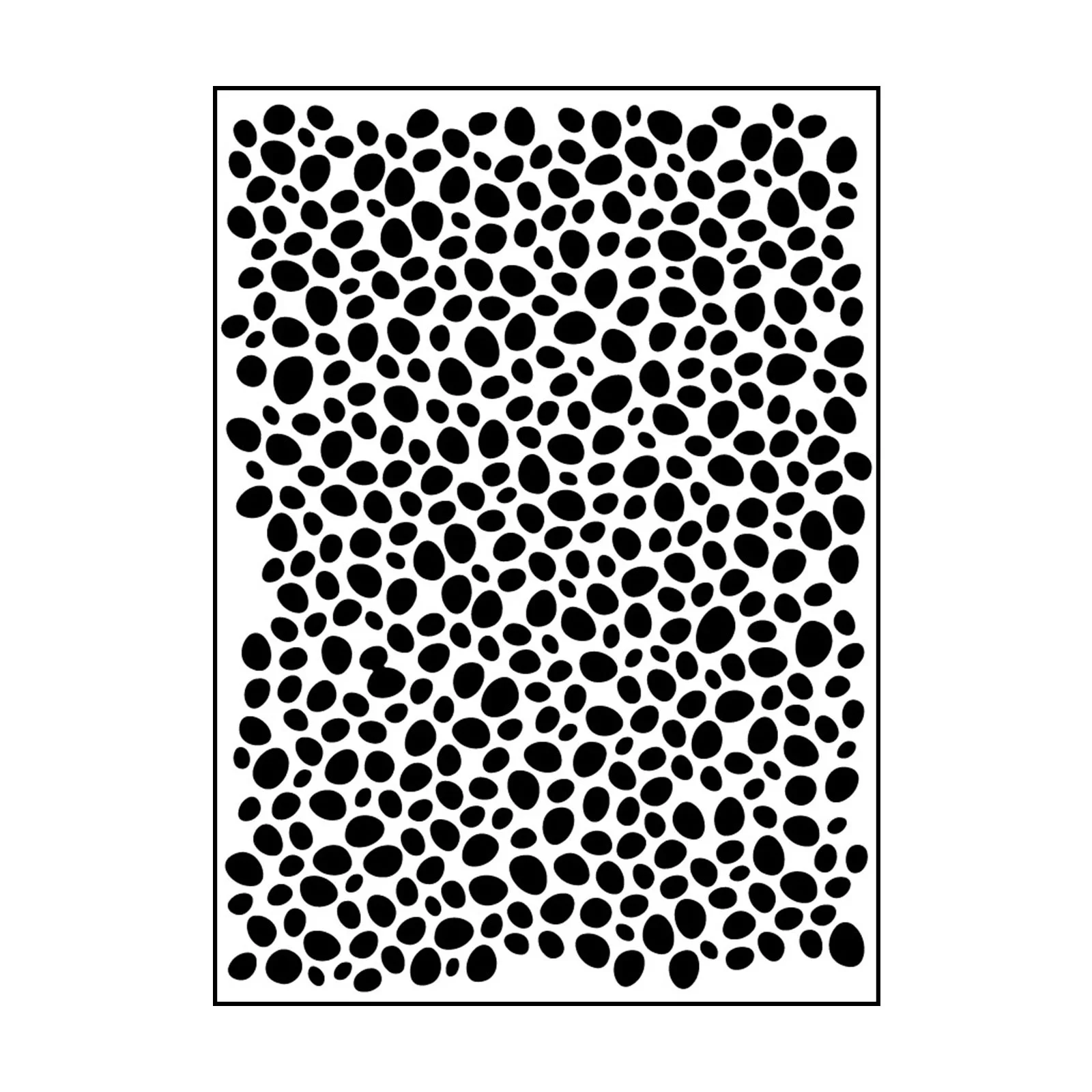 100605-340 Vaessen Creative • Embossing Folder 10,7x14,6cm- Mini Pebbles