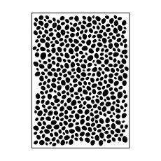 100605-340 Vaessen Creative • Embossing Folder 10,7x14,6cm- Mini Pebbles