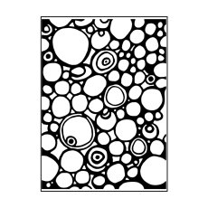 100605-344 Vaessen Creative • Embossing Folder 10,7x14,6cm-  Marble