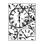 100605-351 Vaessen Creative • Embossing Folder 10,7x14,6cm- Watches