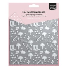 3625-0001 Vaessen Creative • Embossing Folder 15x15cm- Autumn Icons 