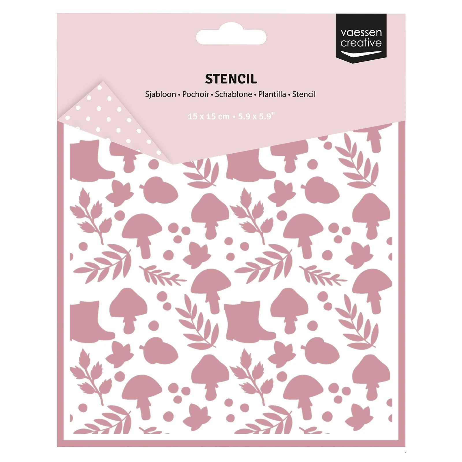 3625-0007 Vaessen Creative • Stencil Autumn Icons