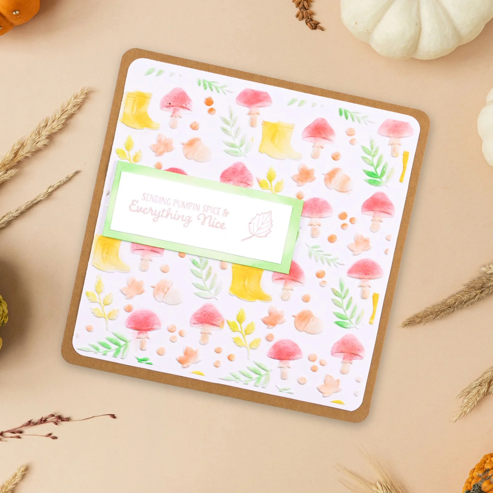 3625-0007 Vaessen Creative • Stencil Autumn Icons