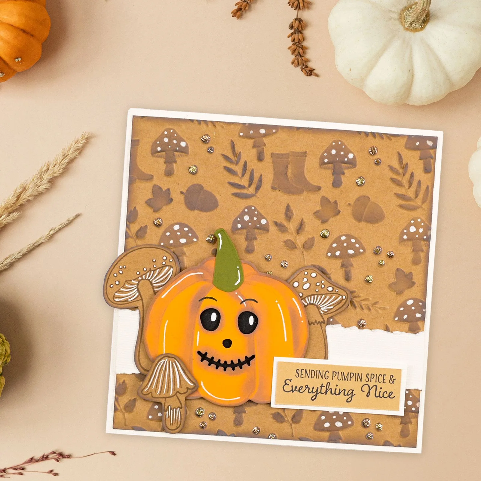 3625-0007 Vaessen Creative • Stencil Autumn Icons