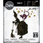 662386 Sizzix •   Die Set 3pcs Witchcraft by Tim Holtz