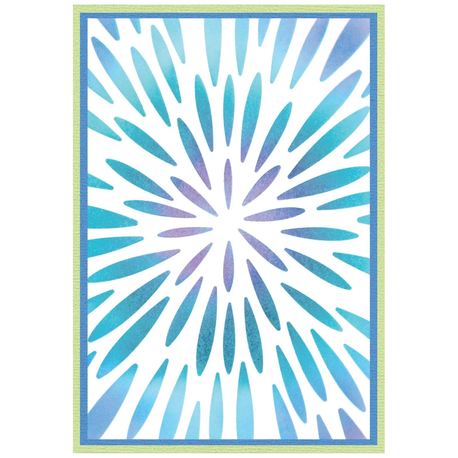 666892 Sizzix • 3-D TIEF & A6 Stencil Burst of Bright by Stacey Park