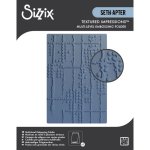 666904 Sizzix Multi-Level Embossing Folder Dot Matrix by Seth Apter