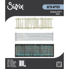666908 Sizzix • Thinlits Die Set 5pcs Tracks by Seth Apter