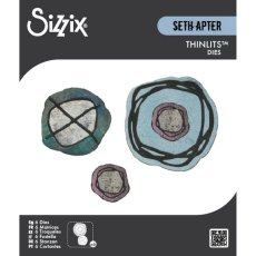 666909 Sizzix • Thinlits Die Set 6pcs Twisters by Seth Apter