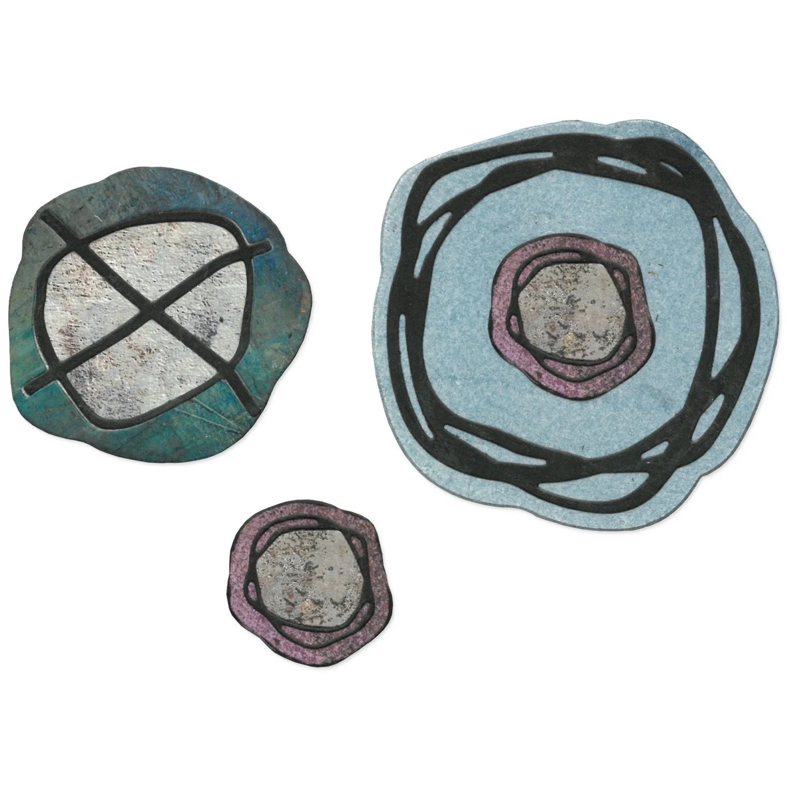 666909 Sizzix • Thinlits Die Set 6pcs Twisters by Seth Apter