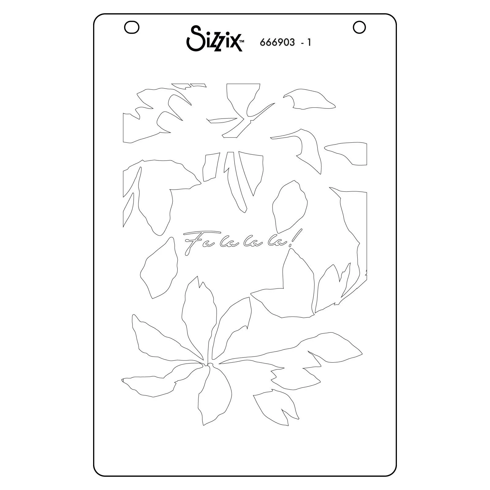 666903 Layered A6 Stencil 4pcs A Wreath in Time by Stacey Park