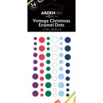 ACSED0002 Vintage Christmas Enamel Dots (54pcs)