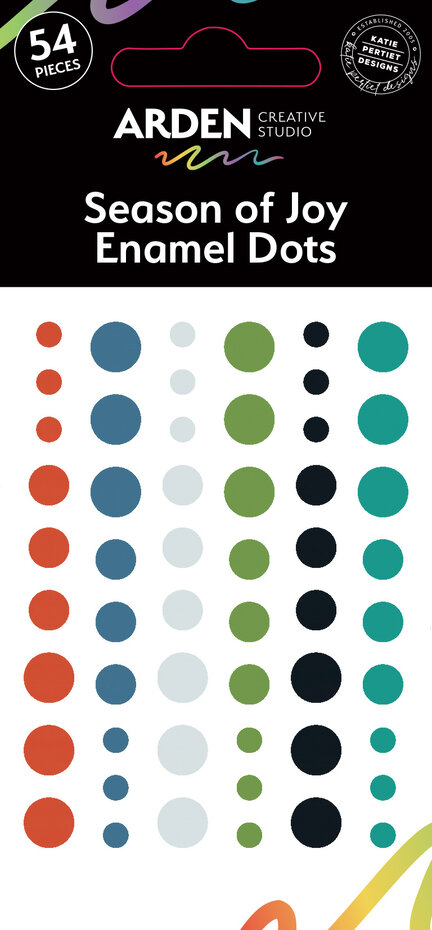 ACSED0003 Season of Joy Enamel Dots (54pcs)