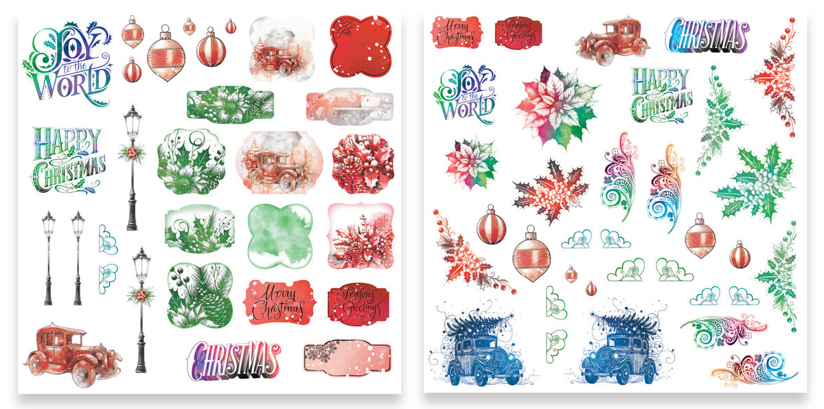 ACSEP0004 Vintage Christmas Ephemera Pack (112pcs)