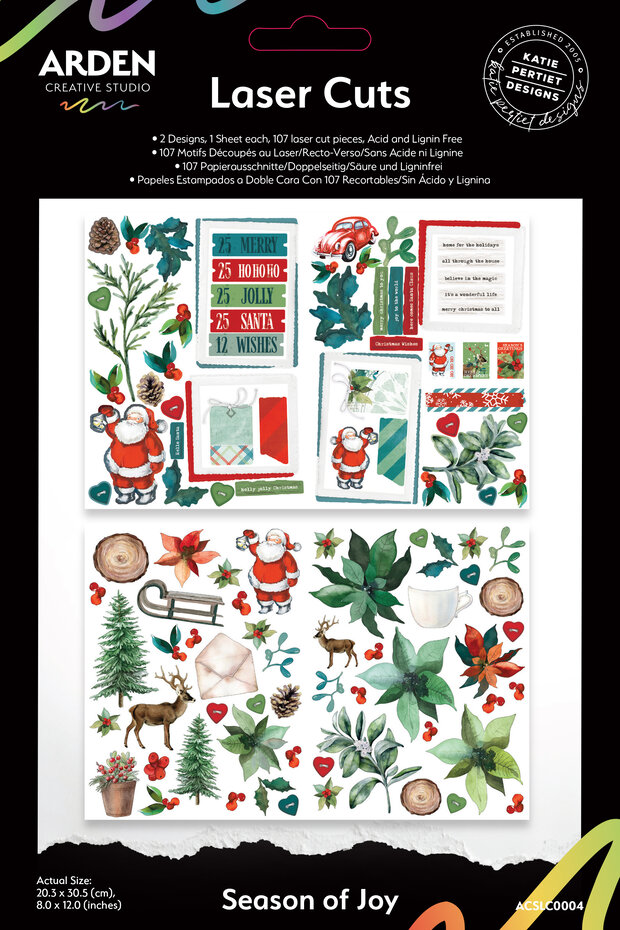 ACSLC0004 Season of Joy Laser Cuts (107pcs)