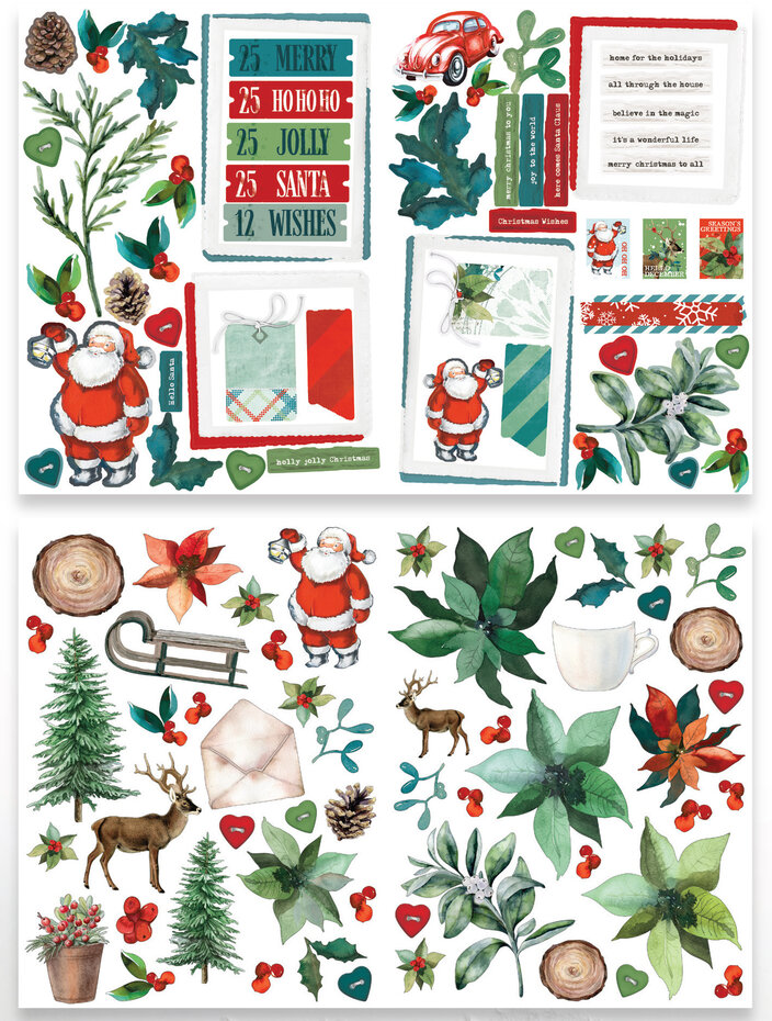 ACSLC0004 Season of Joy Laser Cuts (107pcs)