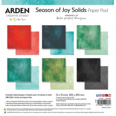 ACSPP0010 Season of Joy Solids 12x12 Inch Paper Pad