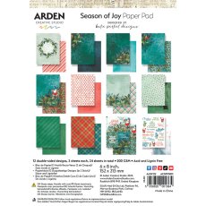 ACSPP0011 Season of Joy 6x8 Inch Paper Pad  Arden Creative Studio
