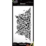ACSST0007 Frosted Flake 4x8 Inch Stencil