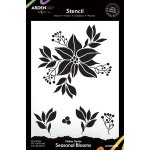 ACSST0008 Maker Series 6x8 Inch Stencil Seasonal Bloom