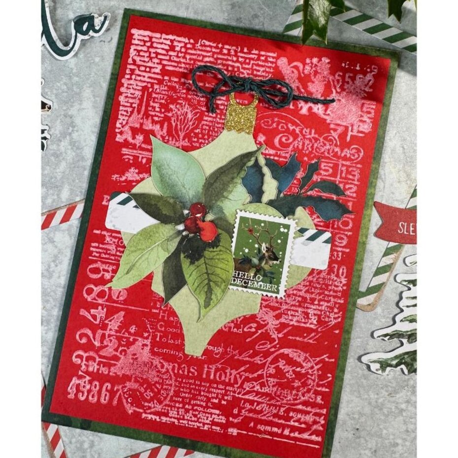 ACSST0008 Maker Series 6x8 Inch Stencil Seasonal Bloom