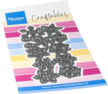 CR1700 Metal Die Marianne Design - CrafTables -Punch die XL Ice Crystals