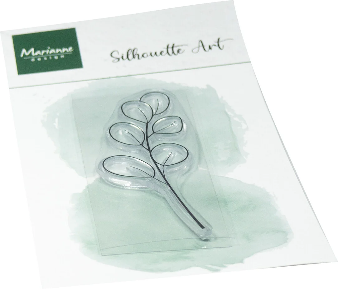CS1181 Silhouette Art - Eucalyptus Twig
