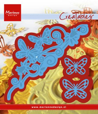 LR0456 Marianne Design Creatable - Butterfly Border
