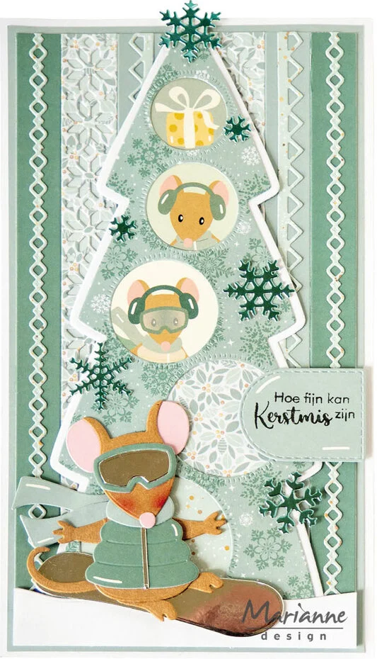 LR0918 Metal Die Marianne Design Creatables -Lay Out Christmas Tree