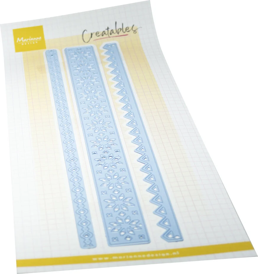 LR0920 Metal Die Marianne Design Creatables- Nordic Winter strips