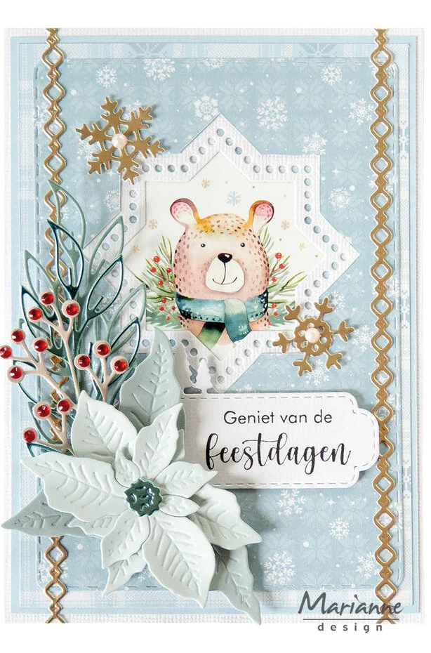 LR0920 Metal Die Marianne Design Creatables- Nordic Winter strips