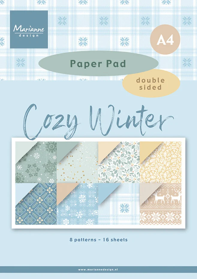 PK9212 Cozy Winter - paper pad A4