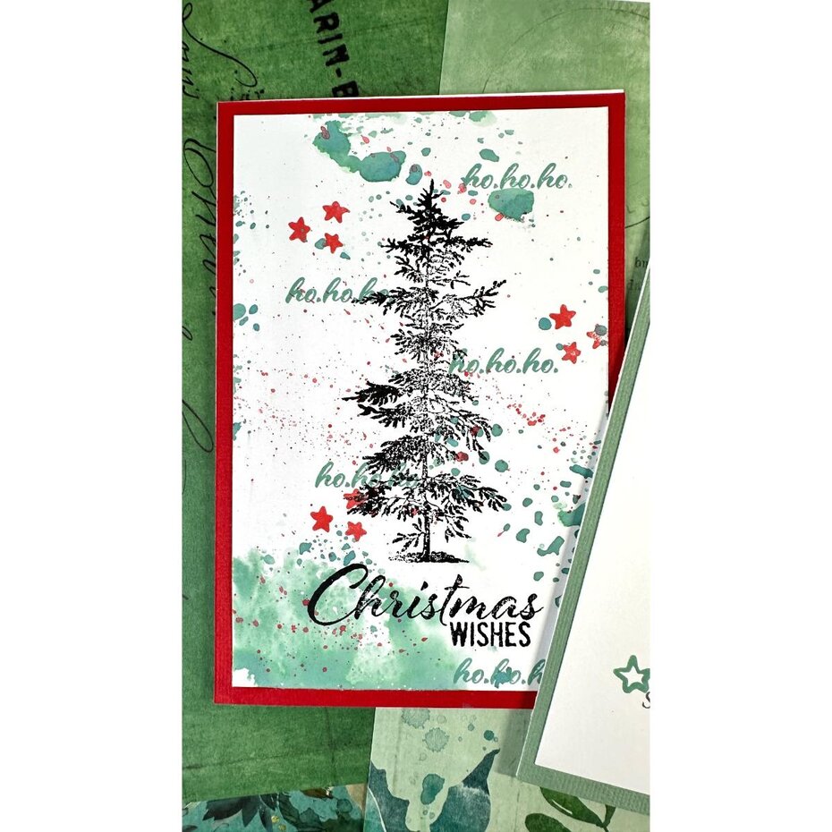 ACSCS0013 Maker Series 4x8 Inch Clear Stamp Set Festive Elements