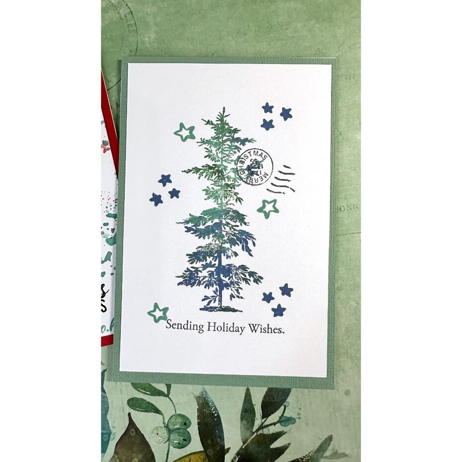 ACSCS0013 Maker Series 4x8 Inch Clear Stamp Set Festive Elements