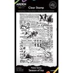 ACSCS0014 Maker Series 4x6 Inch Clear Stamp Set Season of Joy