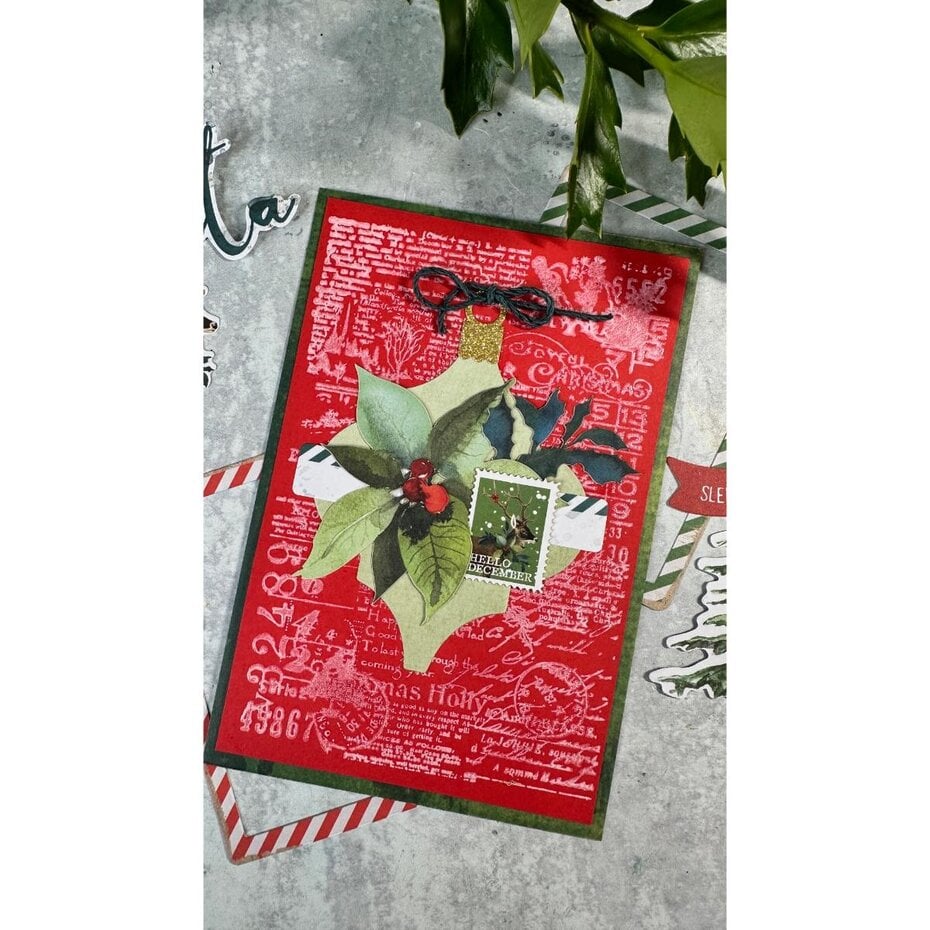 ACSCS0014 Maker Series 4x6 Inch Clear Stamp Set Season of Joy