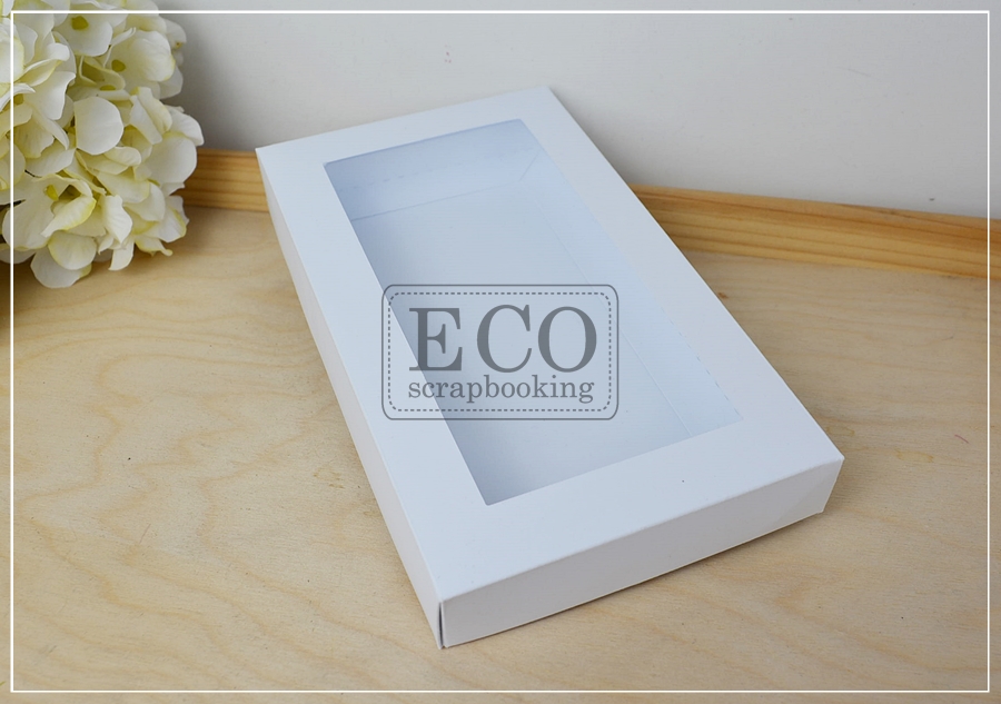 ECO-190-B Card box 190x110x25mm -white